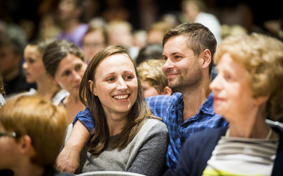 Family at Philharmonia concert